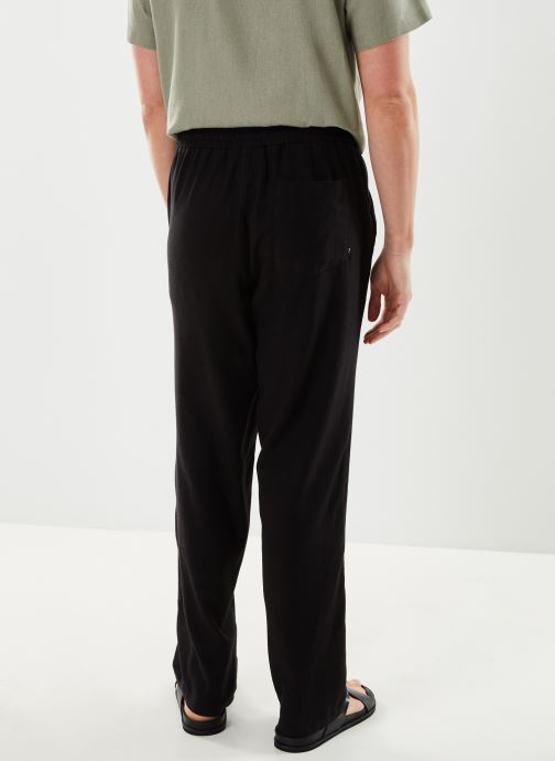 SOLID LINO SDALLAN ELASTICATED TRUE BLACK