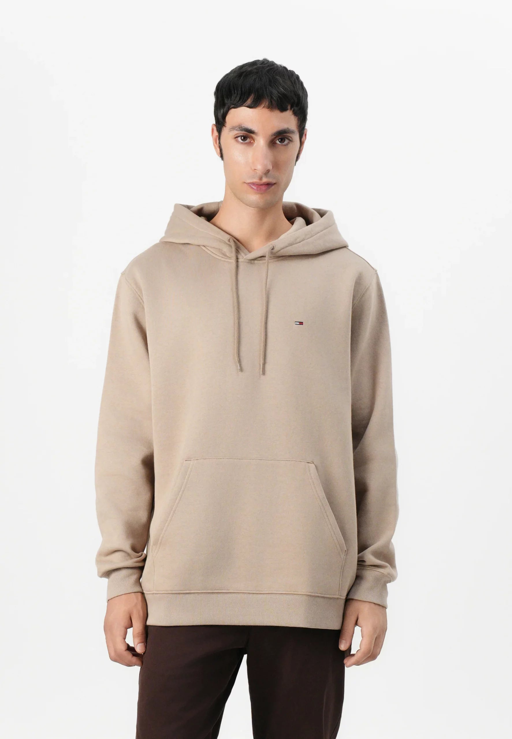 TOMMY JEANS SUDADERA CON CAPUCHA REGULAR FIT BEIGE
