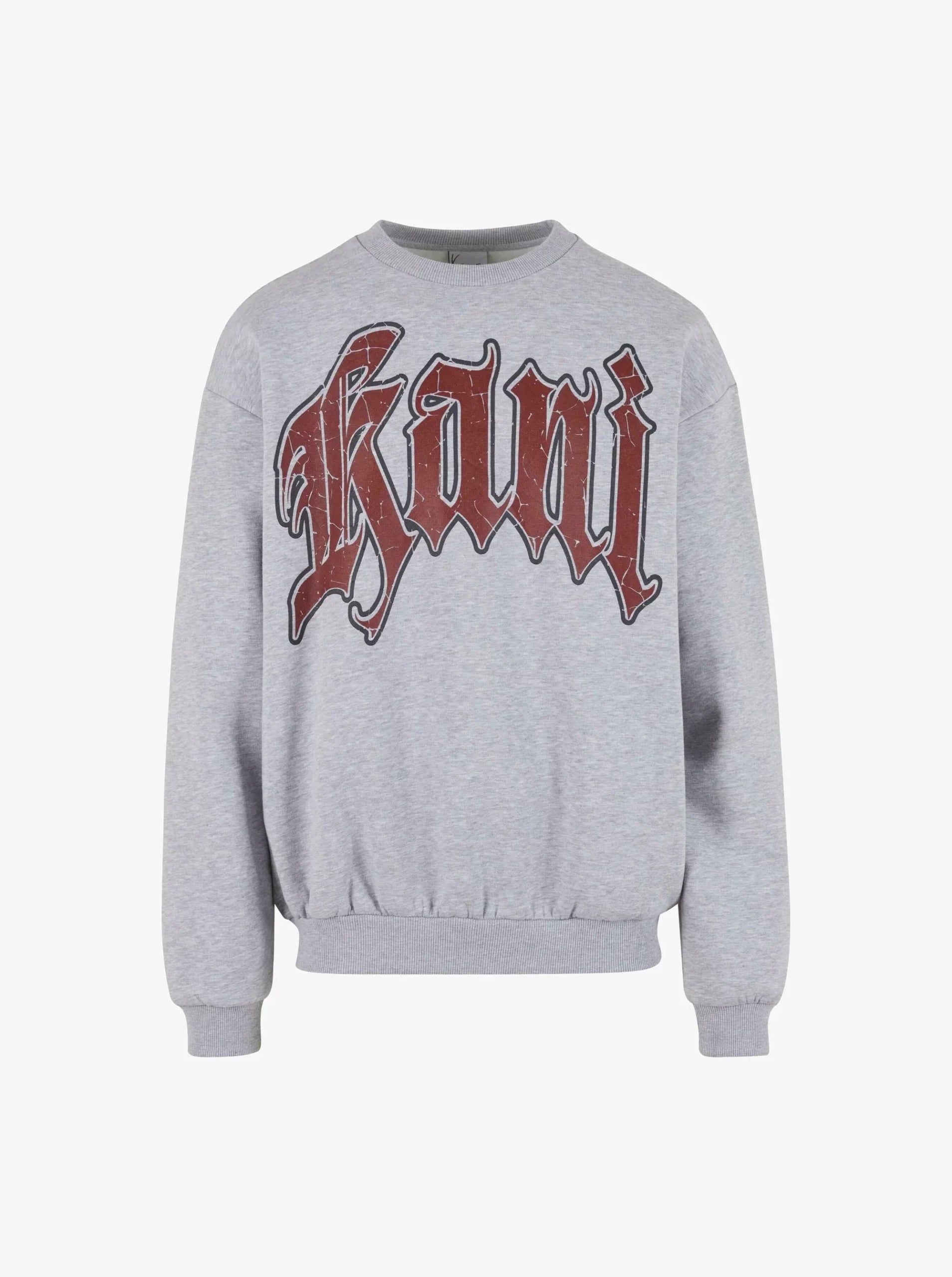 KARL KANI INSIDE OUT CREW SUDADERA SIN CAPUCHA REGULAR FIT GRIS