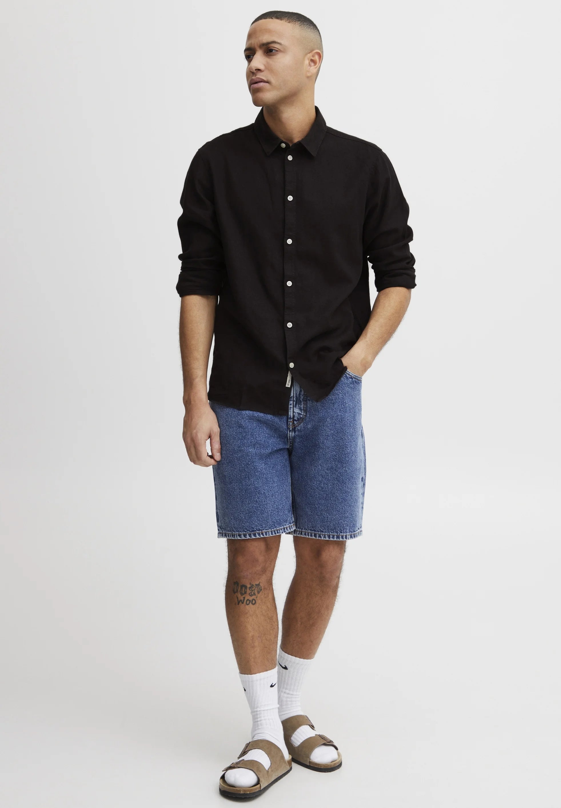 SOLID LINO SDENEA ALLAN LS Black