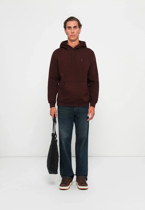 TOMMY JEANS SUDADERA REGULAR FIT MARRÓN OSCURO