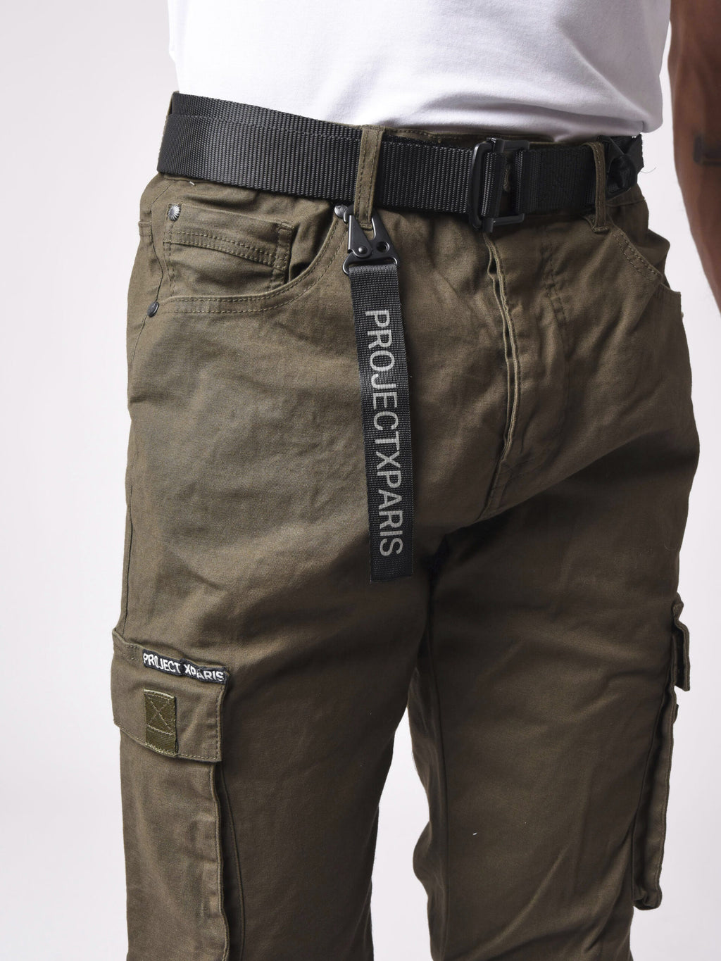 PROJECT X PARIS PANTALÓN CARGO CON AJUSTE INFERIOR KHAKI