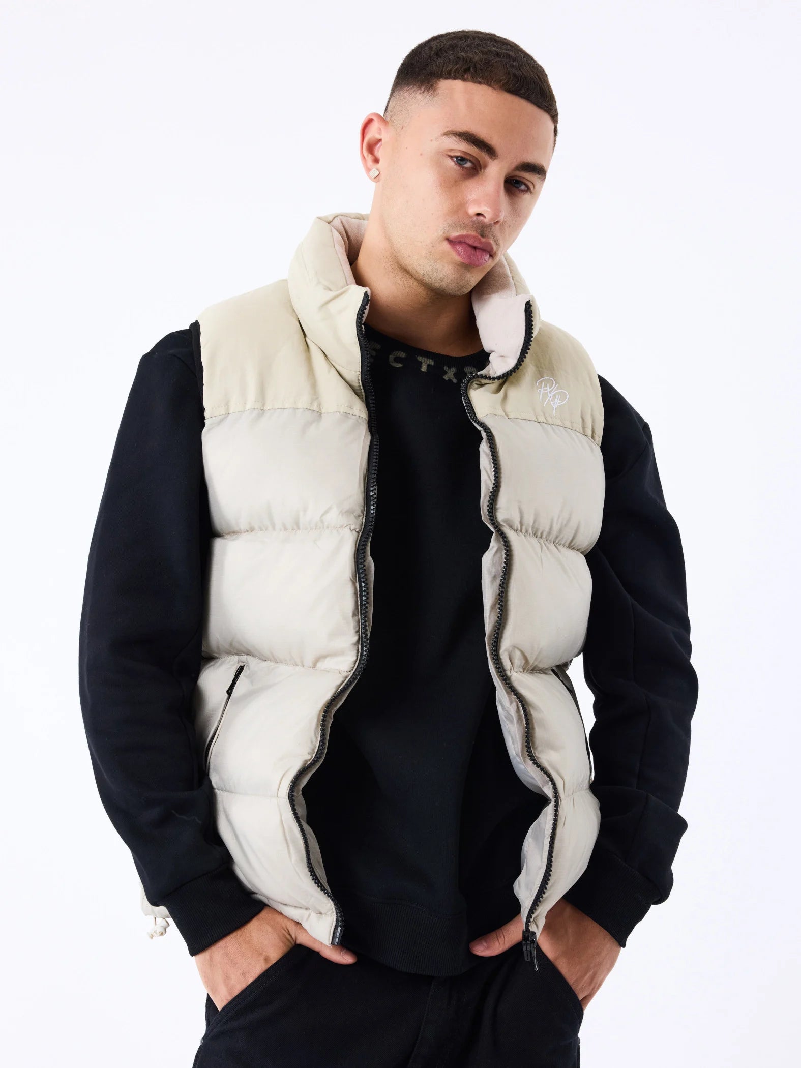 PROJECT X PARIS CHALECO ACOLCHADO BEIGE