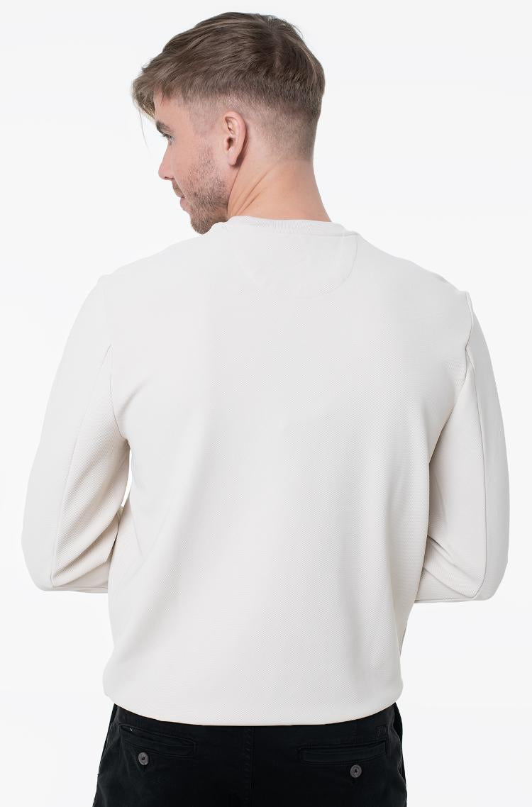 GUESS TECH STRETCH SUDADERA REGULAR FIT BEIGE