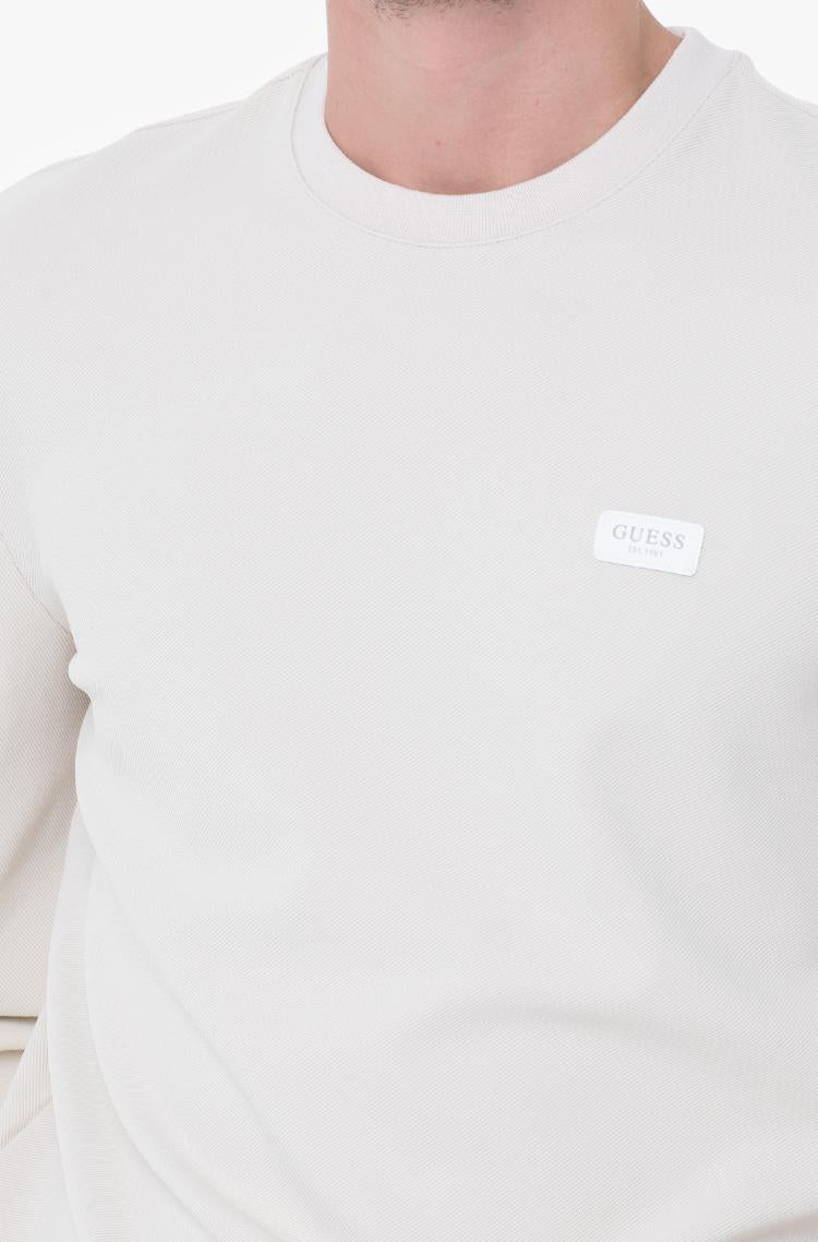 GUESS TECH STRETCH SUDADERA REGULAR FIT BEIGE