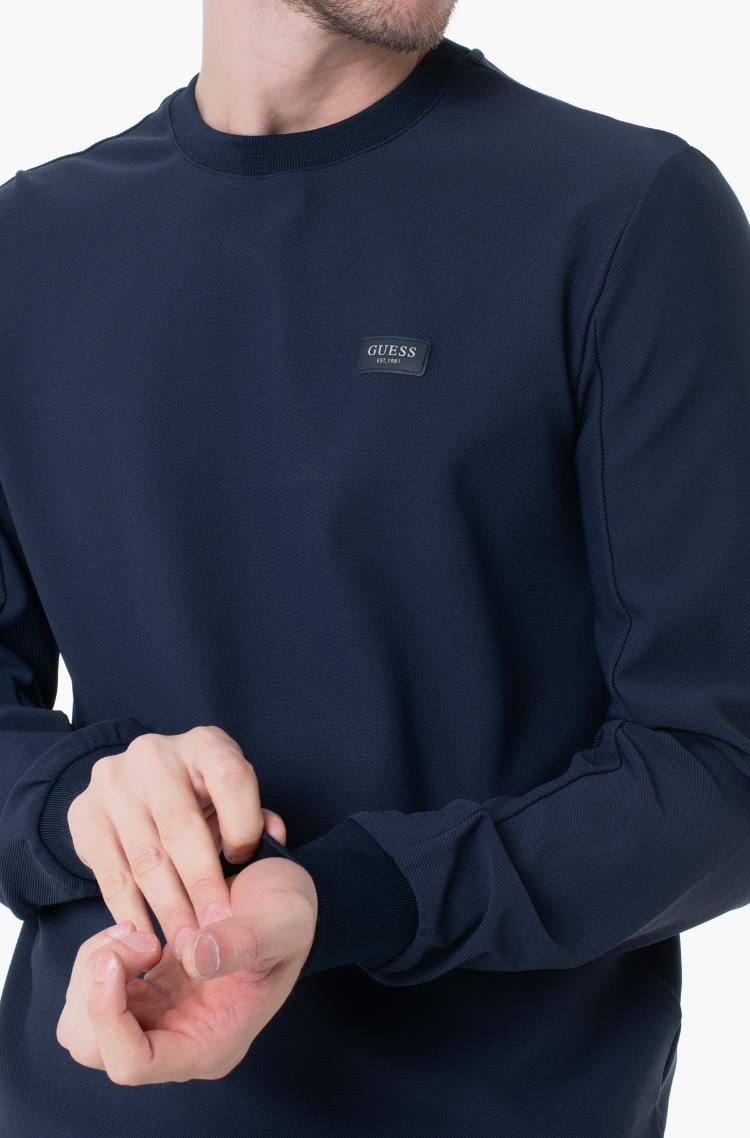 GUESS TECH STRETCH SUDADERA REGULAR FIT AZUL MARINO