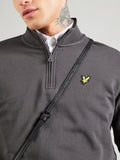 LYLE & SCOTT ZIP 1/4 UNISEX SUDADERA REGULAR FIT GRIS OSCURO