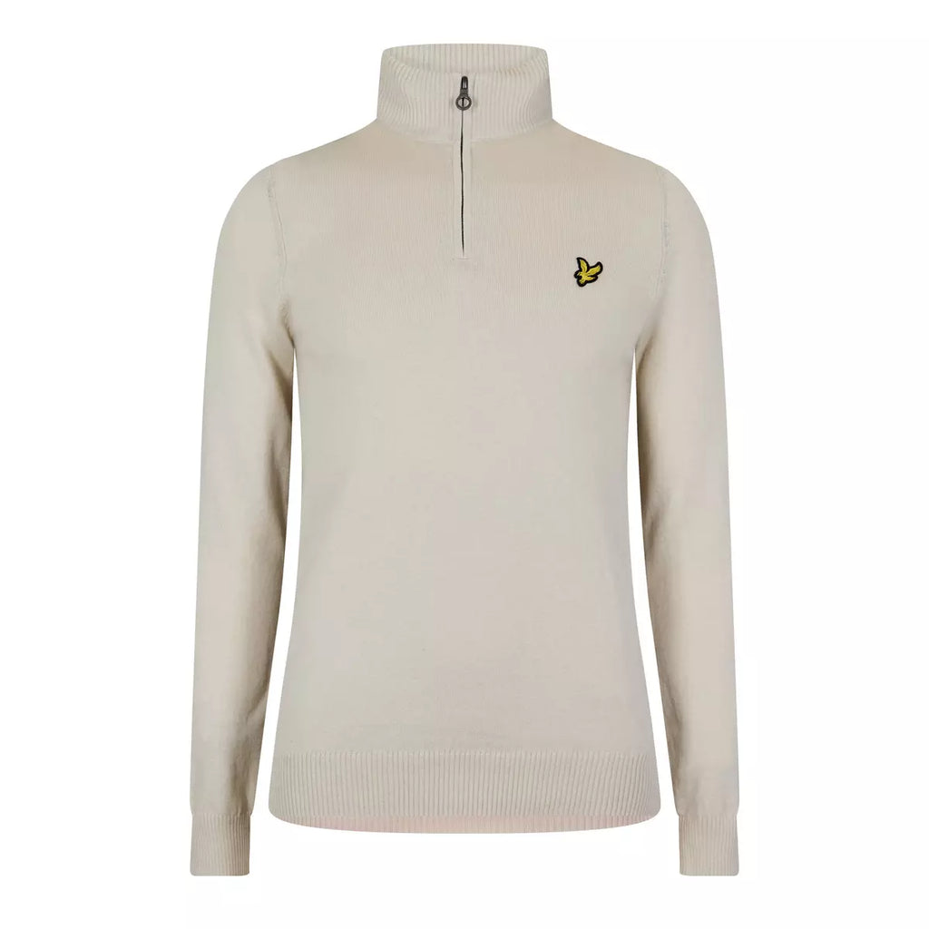 LYLE & SCOTT ZIP 1/4 UNISEX SUDADERA REGULAR FIT TAUPE