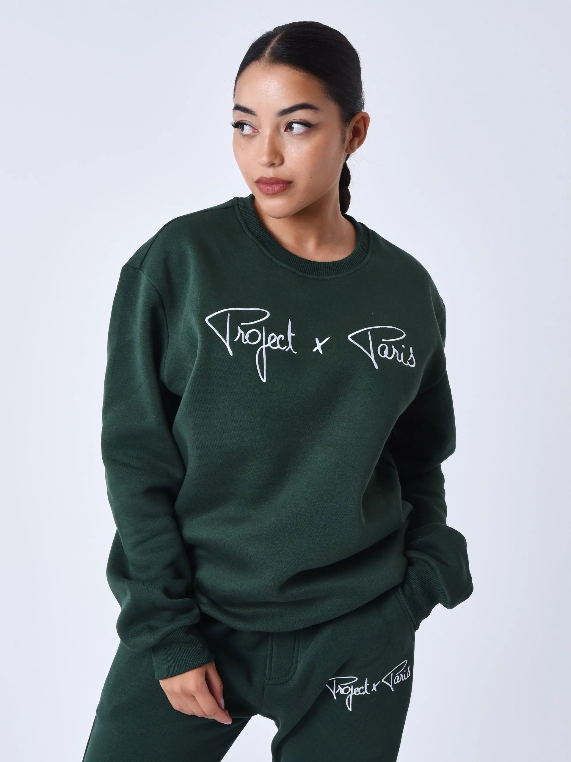 PROJECT X PARIS SUDADERA ESSENTIALS VERDE