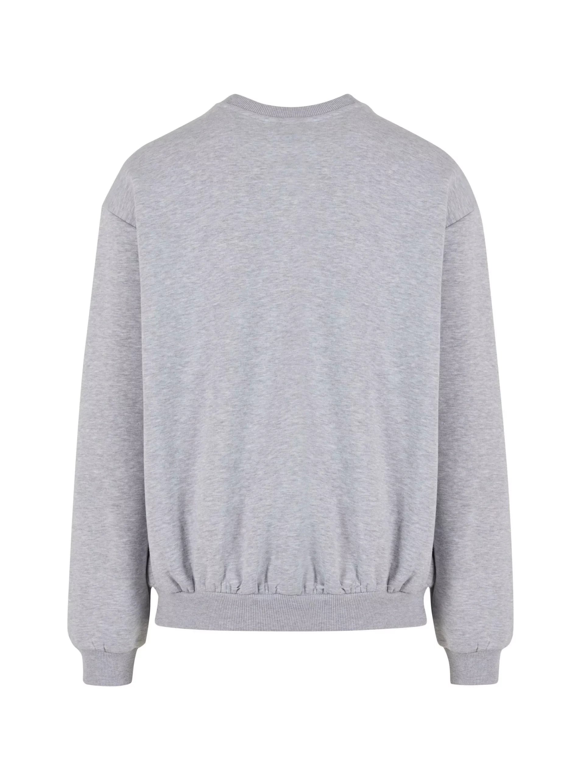 KARL KANI INSIDE OUT CREW SUDADERA SIN CAPUCHA REGULAR FIT GRIS