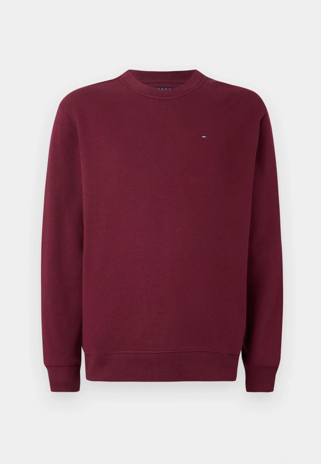 TOMMY JEANS SUDADERA REGULAR FIT BURDEOS
