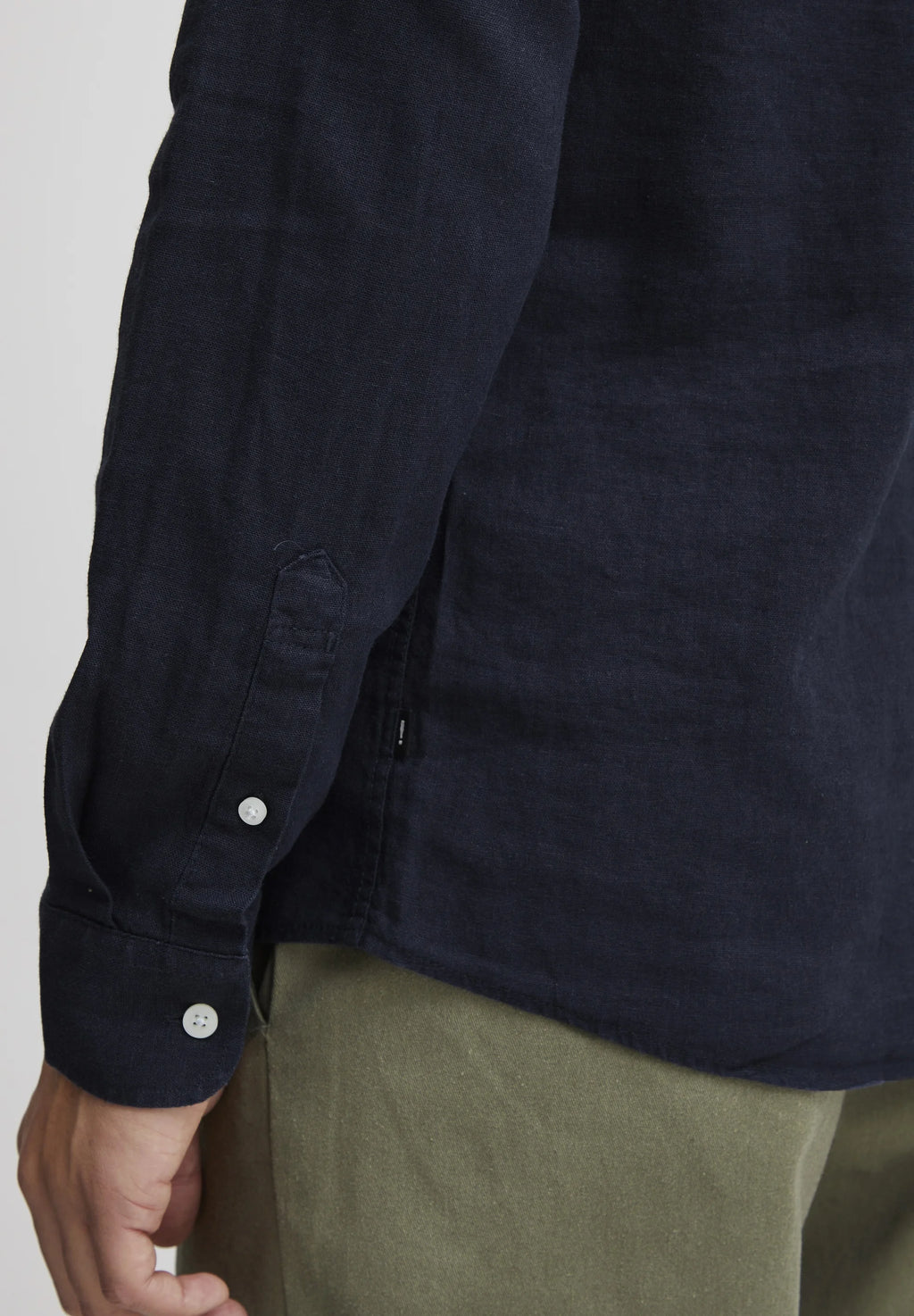 SOLID LINO SDENEA ALLAN LS INSIGNIA BLUE