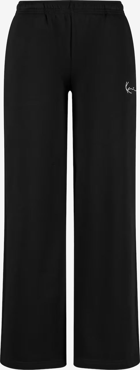 KARL KANI PANTALÓN CHANDAL OVERSIZE SIGNATURE STRAIGHT  NEGRO