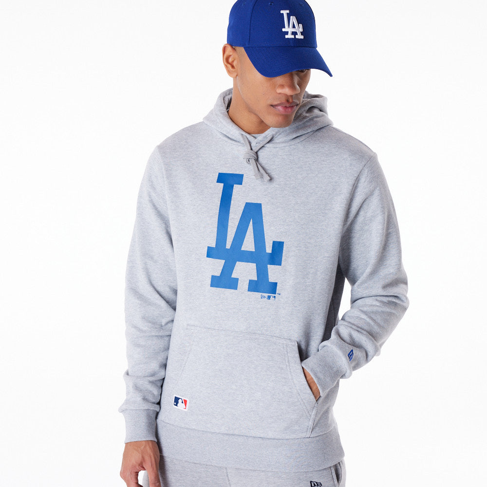 NEW ERA LOS ANGELES DODGERS SUDADERA CAPUCHA GRIS