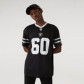 NEW ERA LAS VEGAS RAIDERS CAMISETA FÚTBOL NEGRA