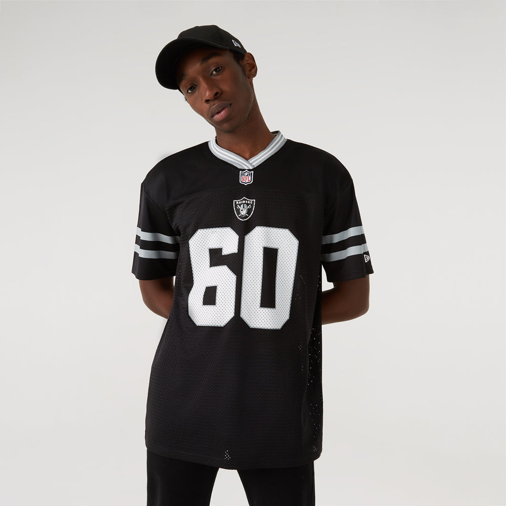 NEW ERA LAS VEGAS RAIDERS CAMISETA FÚTBOL NEGRA