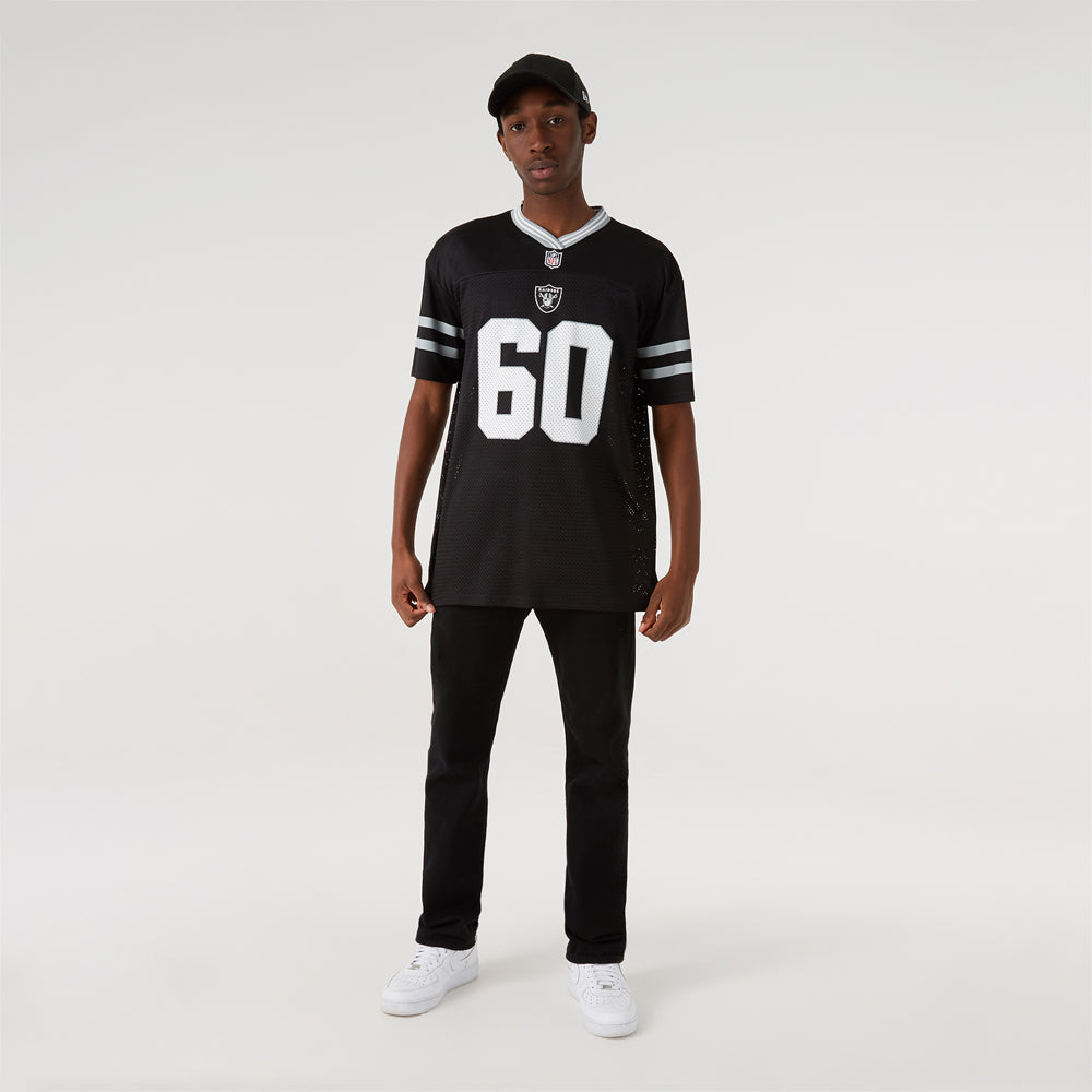 NEW ERA LAS VEGAS RAIDERS CAMISETA FÚTBOL NEGRA