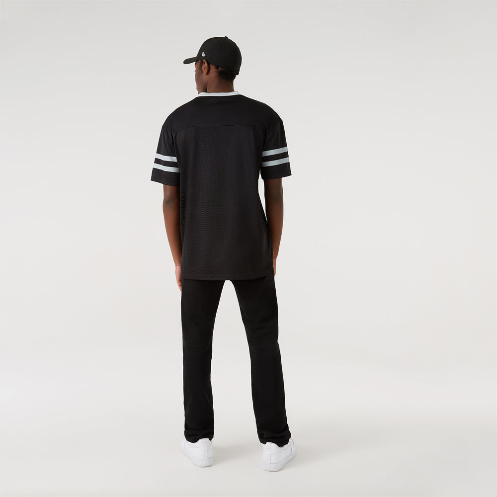 NEW ERA LAS VEGAS RAIDERS CAMISETA FÚTBOL NEGRA