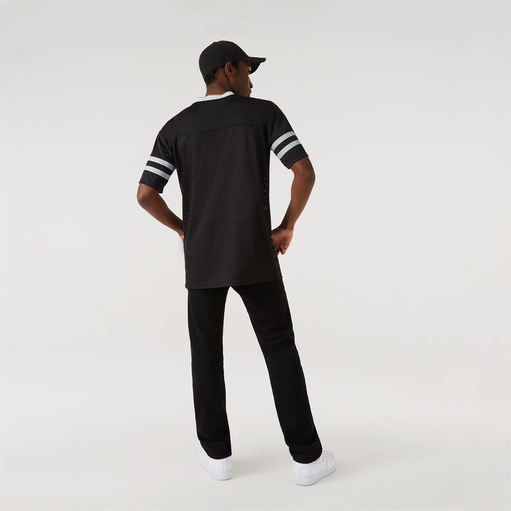 NEW ERA LAS VEGAS RAIDERS CAMISETA FÚTBOL NEGRA