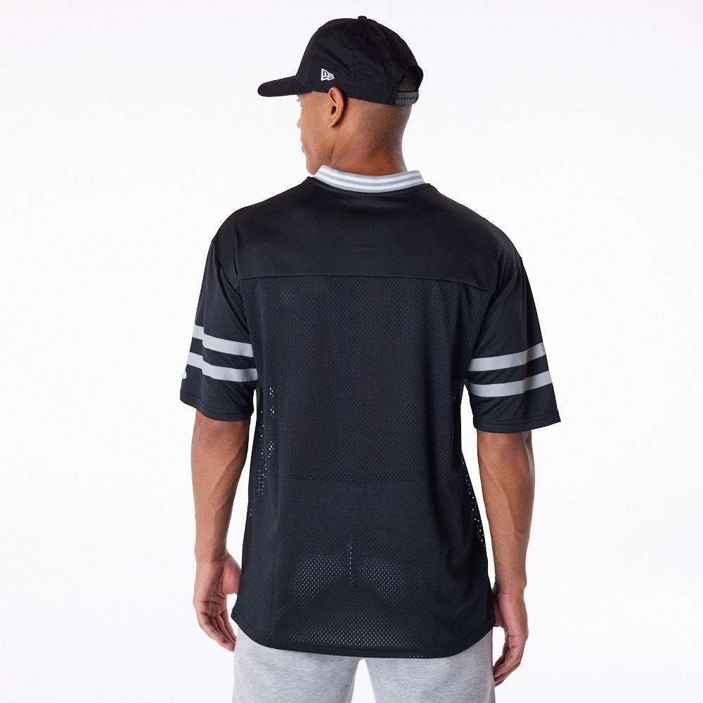 NEW ERA LAS VEGAS RAIDERS CAMISETA FÚTBOL NEGRA
