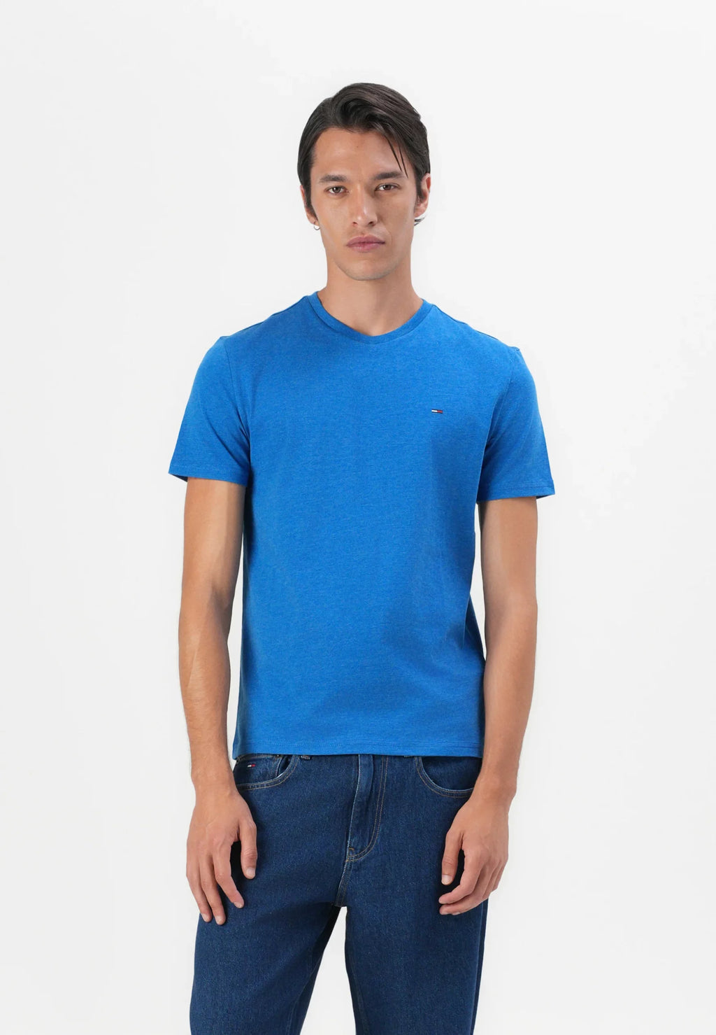 TOMMY JEANS CAMISETA SLIM FIT AZUL