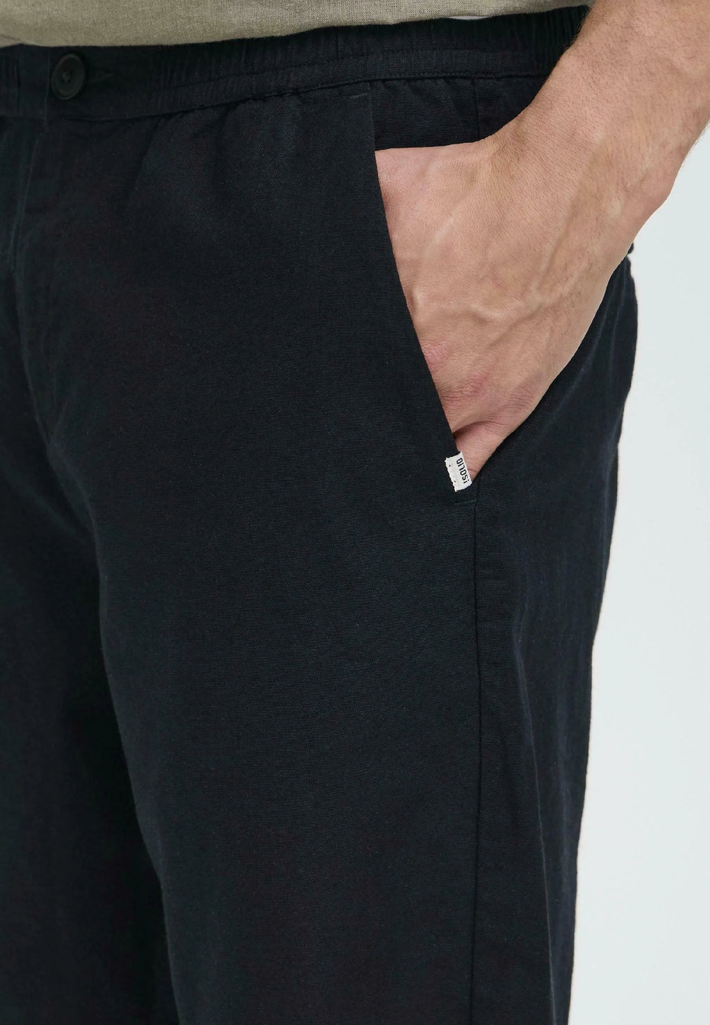 SOLID LINO SDAURELIUS BOTON SHORTS TRUE BLACK
