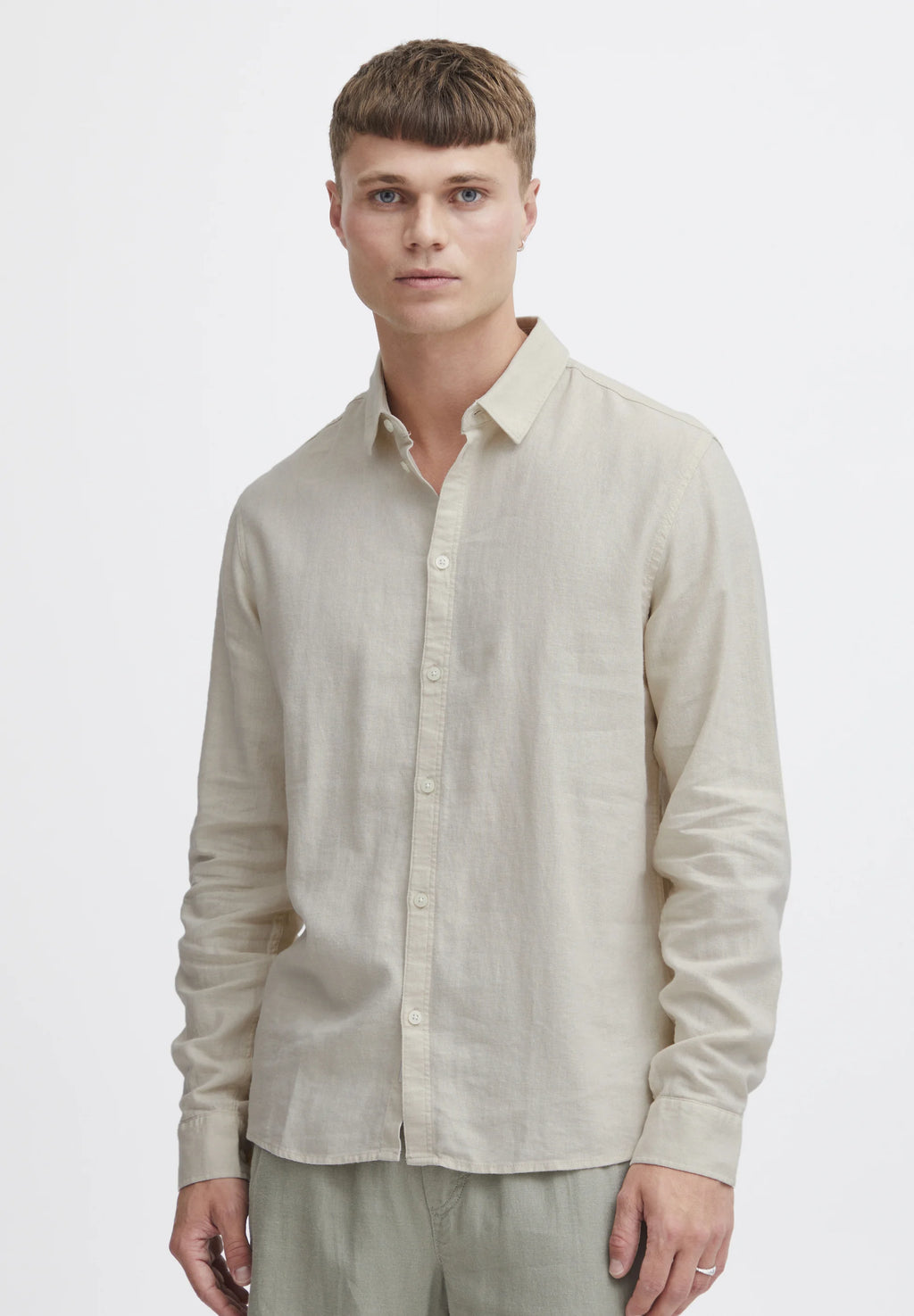 SOLID LINO  SDENEA ALLAN LS OATMEAL