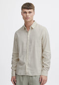 SOLID LINO  SDENEA ALLAN LS OATMEAL