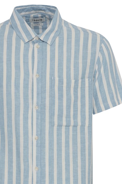 SOLID LINO SDFRIED SHIRT HERITAGE BLUE