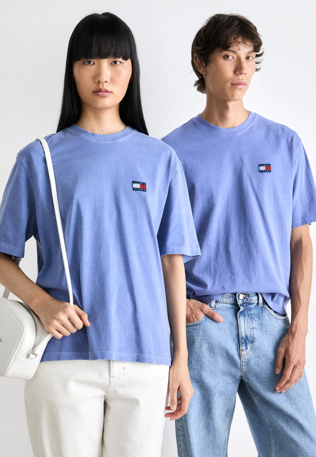TOMMY JEANS CAMISETA BOXY FIT AZUL