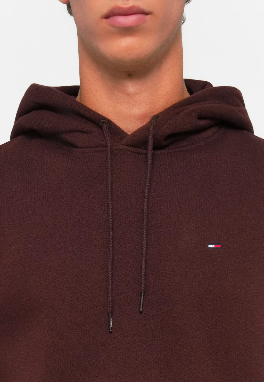 TOMMY JEANS SUDADERA REGULAR FIT MARRÓN OSCURO