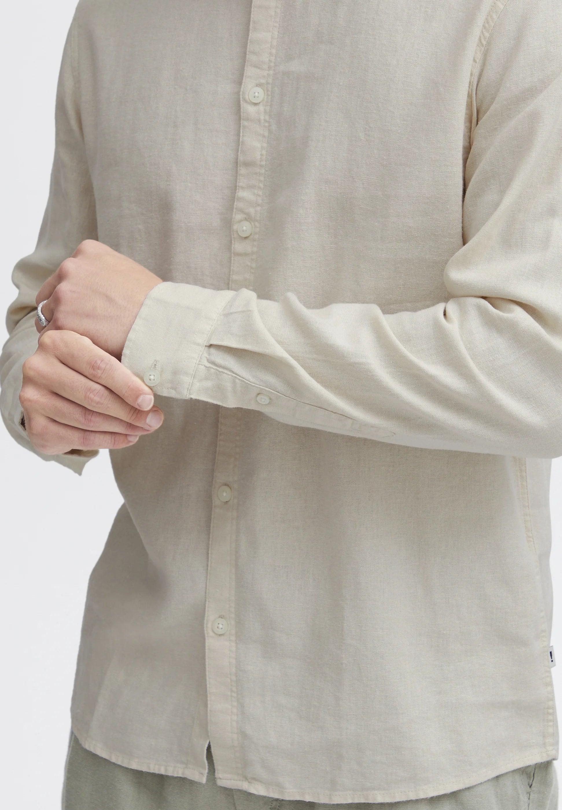 SOLID LINO  SDENEA ALLAN LS OATMEAL