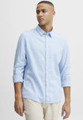 SOLID LINO SDENEA ALLAN LS CHANBRAY BLUE