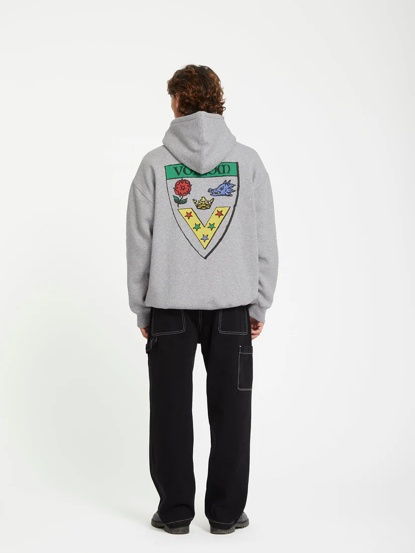 VOLCOM FERGADELIC SUDADERA CAPUCHA HEATHER GREY