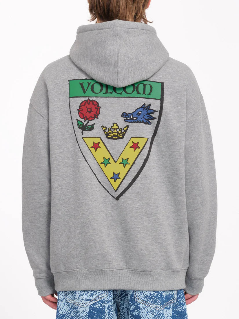 VOLCOM FERGADELIC SUDADERA CAPUCHA HEATHER GREY