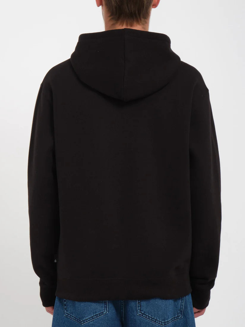 VOLCOM SINGLE STONE SUDADERA CON CREMALLERA CON CAPUCHA NEGRA