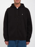 VOLCOM SINGLE STONE SUDADERA CON CREMALLERA CON CAPUCHA NEGRA
