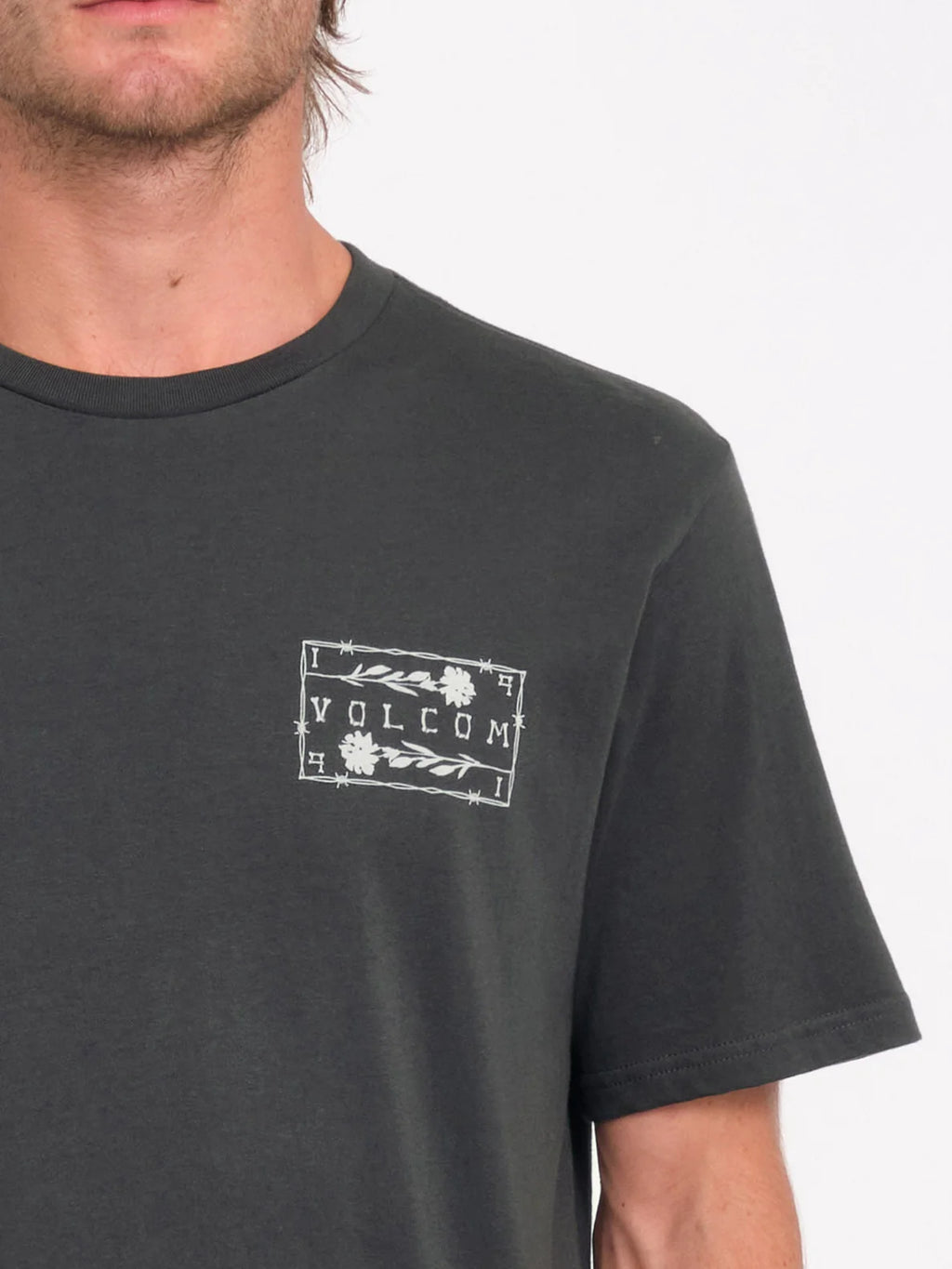 VOLCOM CAMISETA SYSTEM ERROR - GRIS OSCURO