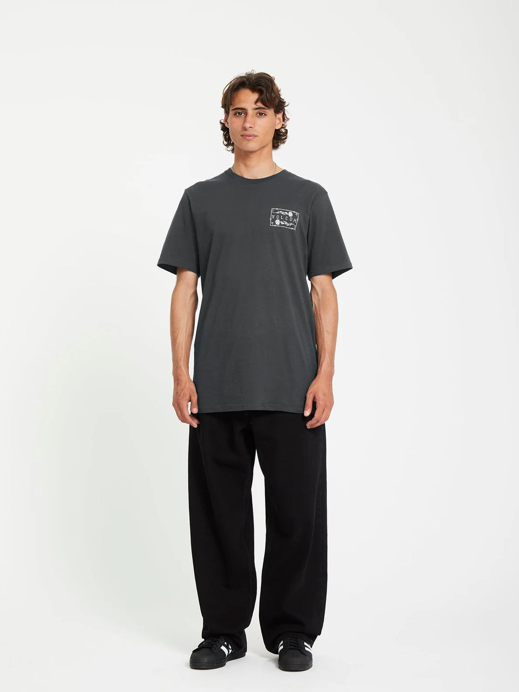 VOLCOM CAMISETA SYSTEM ERROR - GRIS OSCURO