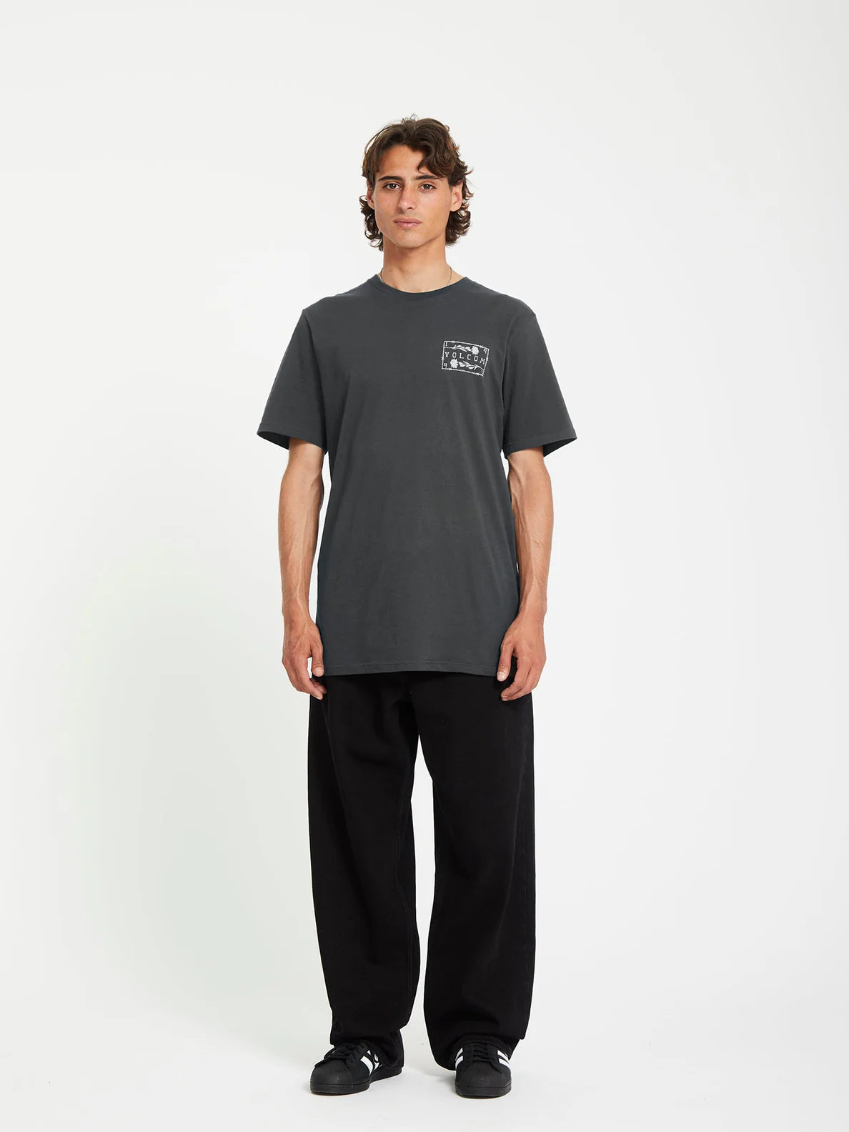 VOLCOM CAMISETA SYSTEM ERROR - GRIS OSCURO