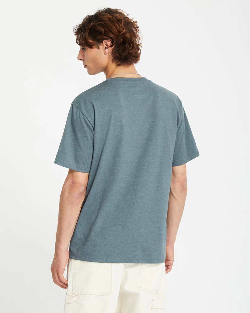 VOLCOM CIRCLE BLANKS CAMISETA DARK SLATE