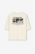 KAOTIKO TOO MANY RULES CAMISETA OVERSIZE FIT PIEDRA