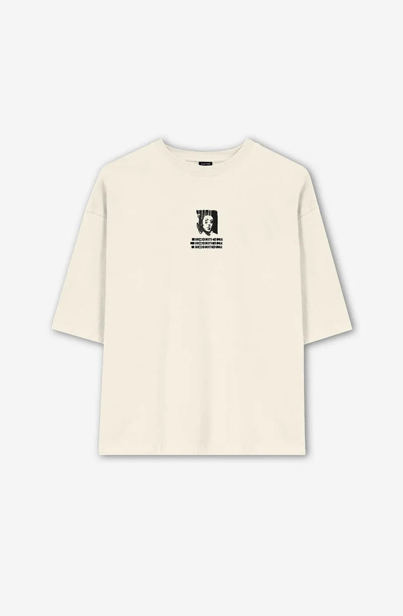 KAOTIKO TOO MANY RULES CAMISETA OVERSIZE FIT PIEDRA