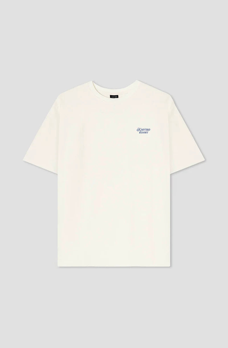 KAOTIKO RESORT CAMISETA OVERSIZE FIT MARFIL