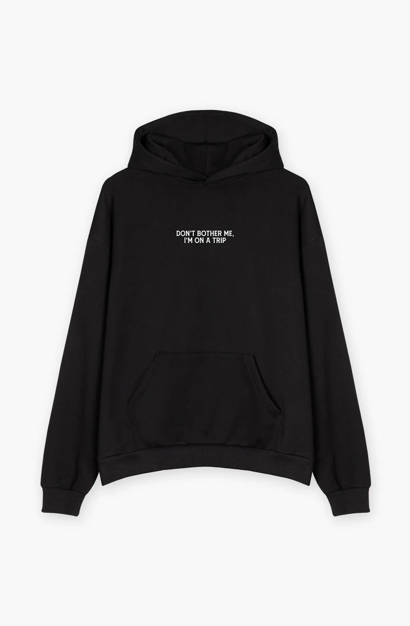 KAOTIKO WASHED BUSY CUPID SUDADERA OVERSIZE FIT NEGRA