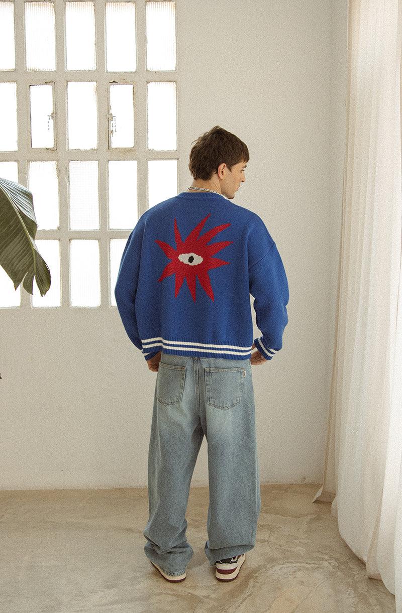 KAOTIKO TRICKY LOVE JERSEY OVERSIZE FIT AZUL ROYAL