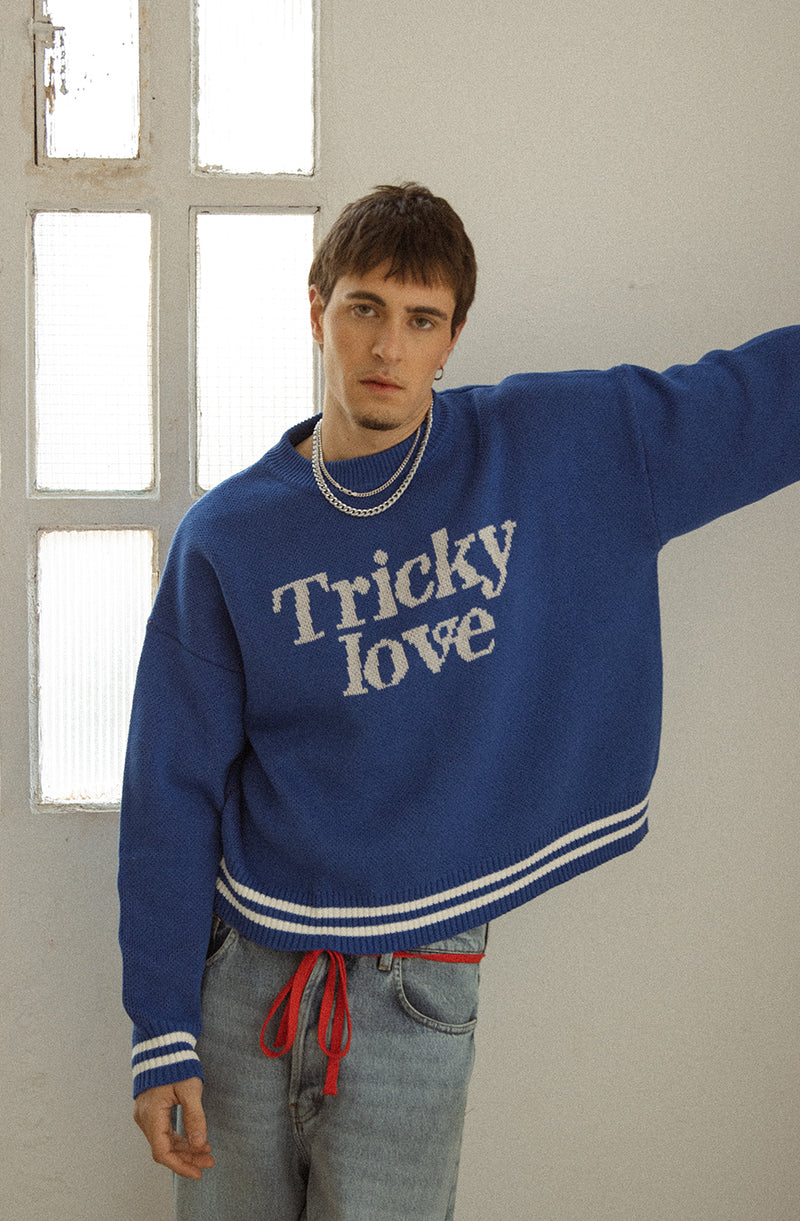 KAOTIKO TRICKY LOVE JERSEY OVERSIZE FIT AZUL ROYAL