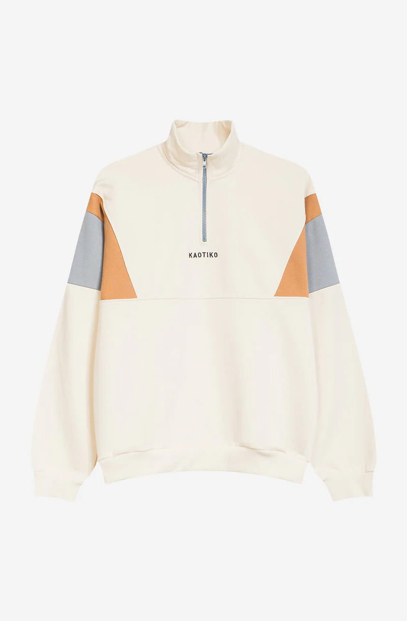 KAOTIKO ARTHUR SUDADERA OVERSIZE FIT BONE / AVELLANA