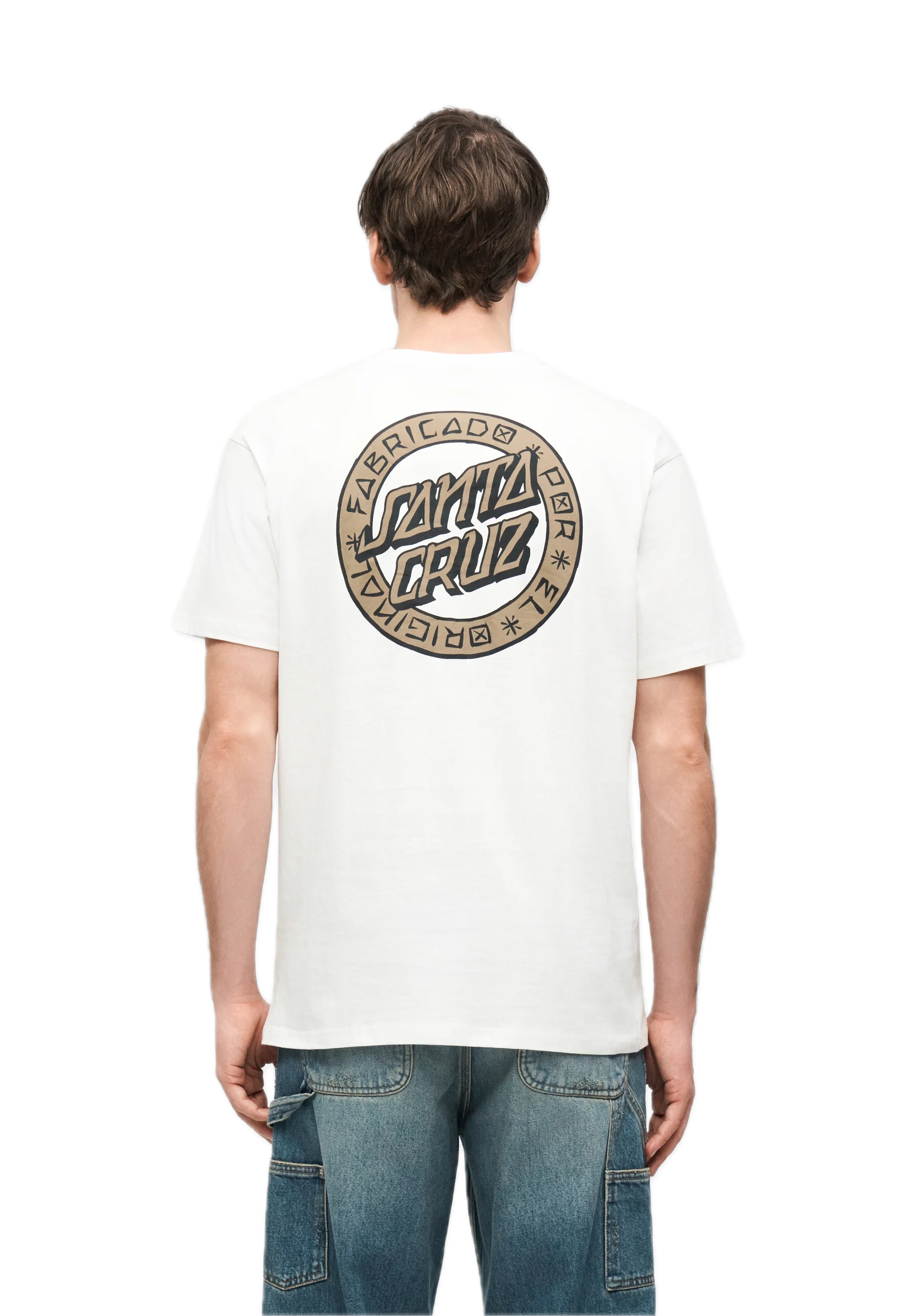 SANTA CRUZ CAMISETA LOCO DOT BLANCA