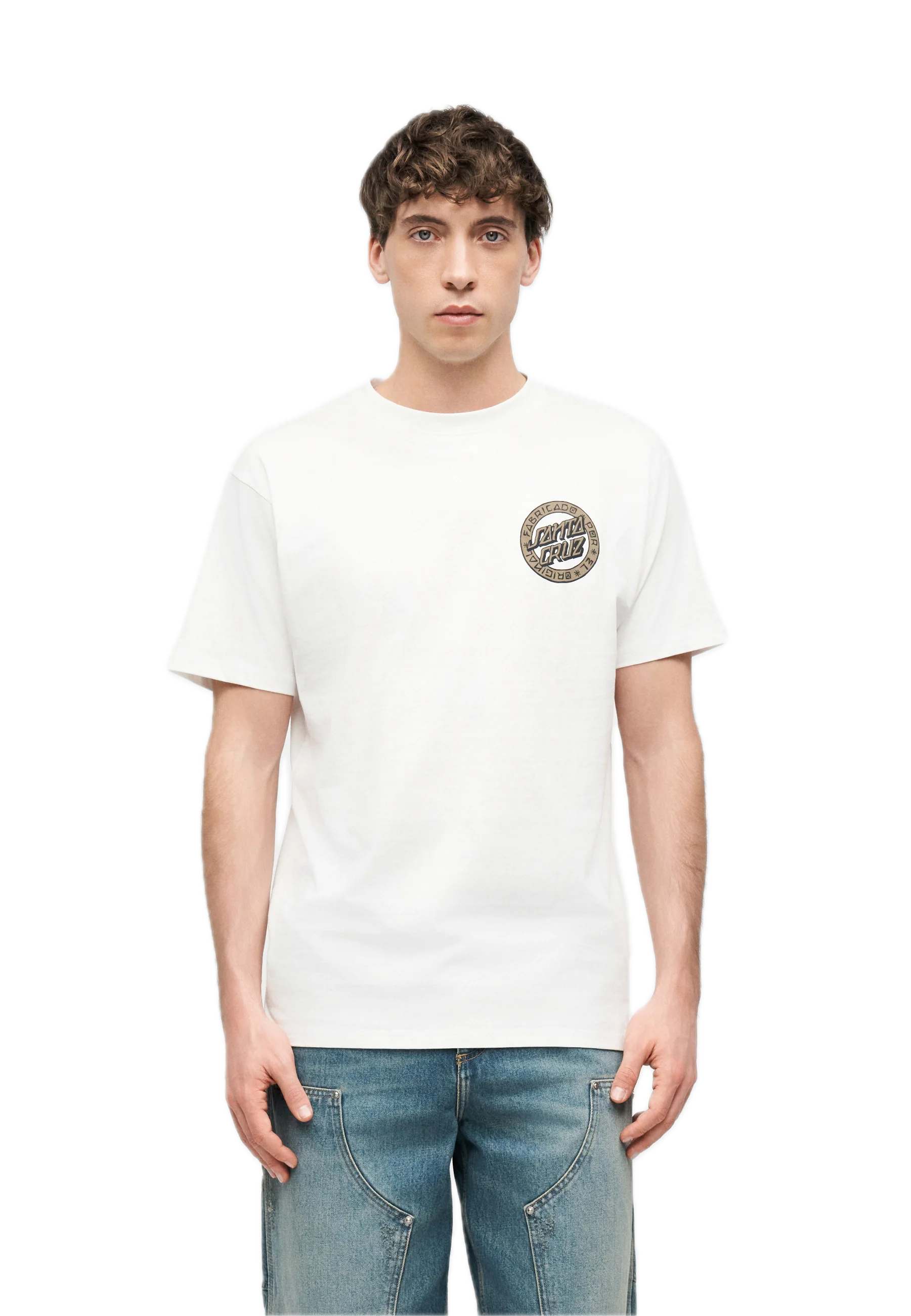 SANTA CRUZ CAMISETA LOCO DOT BLANCA